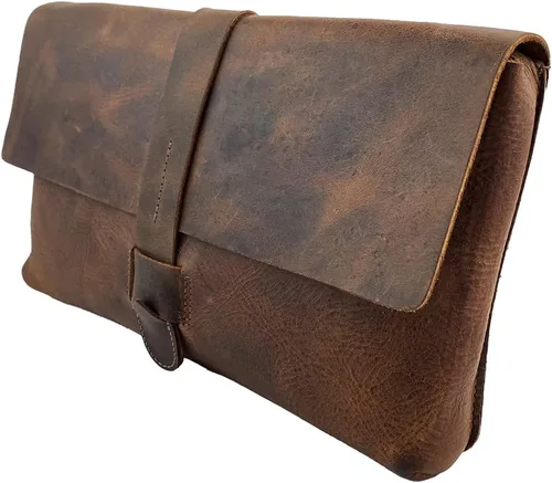Vista 3 de Hide & Drink, Bolso de embrague de cuerobolso de manoorganizador de accesoriosbolso del teléfonocaso, hecho a mano Incluye 101 años de garantía