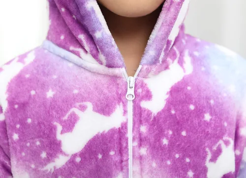 Vista 70 de Mameluco de unicornio para pijamas de animales, cosplay, disfraz unisex de Halloween