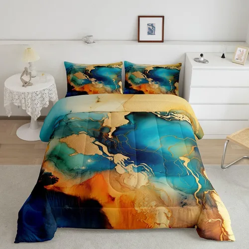 Vista 17 de Feelyou Lindo juego de edredón decorativo de hongos para niños, edredón de hongos de dibujos animados para niños y adolescentes, juego de ropa