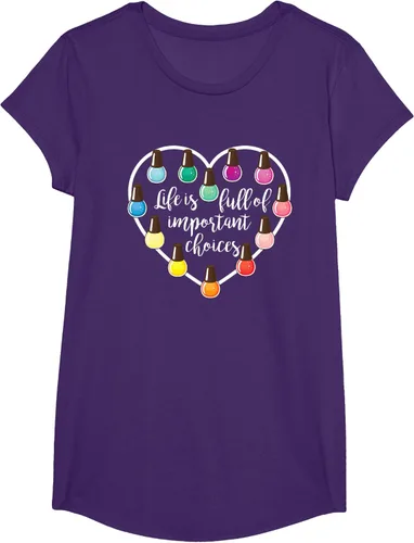 Vista 16 de Life Is Full Of Important Choices - Camiseta de regalo para esmalte de uñas