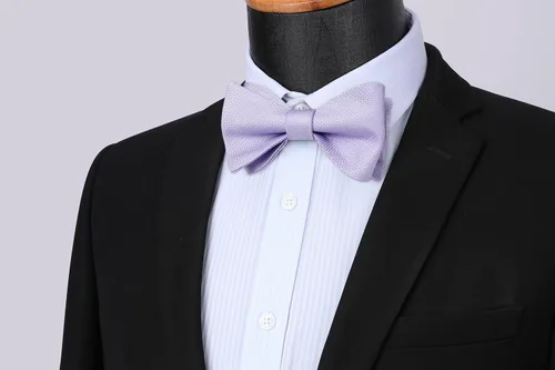 Vista 63 de HISDERN Pajaritas para hombre, diseño de lunares, corbatín y bolsillo cuadrado, clásico, esmoquin de negocios, boda, pajaritas, pañuelo