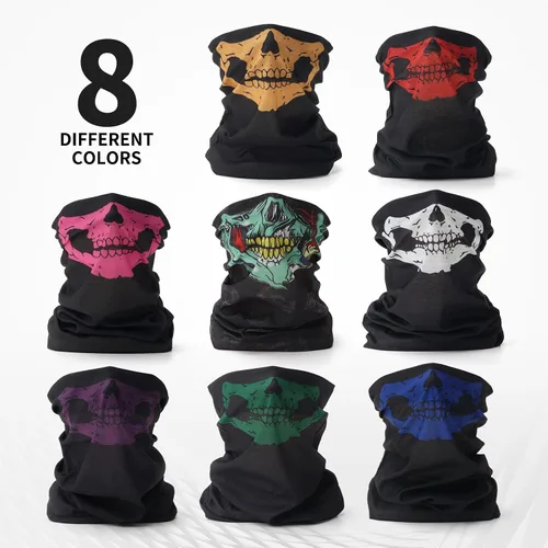 Vista 7 de 13 gafas de motocross para hombres, 5 gafas de motocross con protección UV y 8 máscaras faciales transpirables para motocicleta todoterreno
