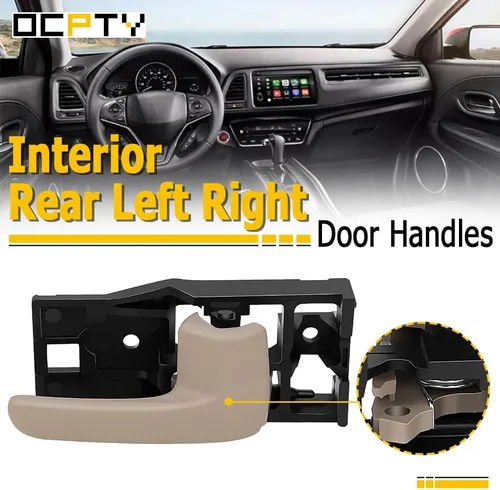 Vista 2 de OCPTY Manijas interiores y traseras del conductor izquierdo del pasajero lado derecho, repuesto para Toyota Tundra 2000-2006 para Toyota Tundra