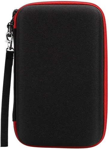 Vista 7 de Bolsa de almacenamiento compacta para hombre con correa de mano, fácil de almacenar QP2520/90/70 (negro rojo)