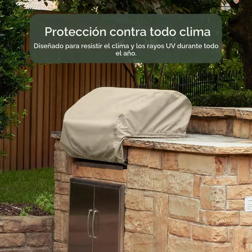 Vista 3 de Covermates - Cubierta para parrilla integrada - 30 W x 26D x 14H - Prestige - 900D resistente a la decoloración y al agua - Resistente a la Elite