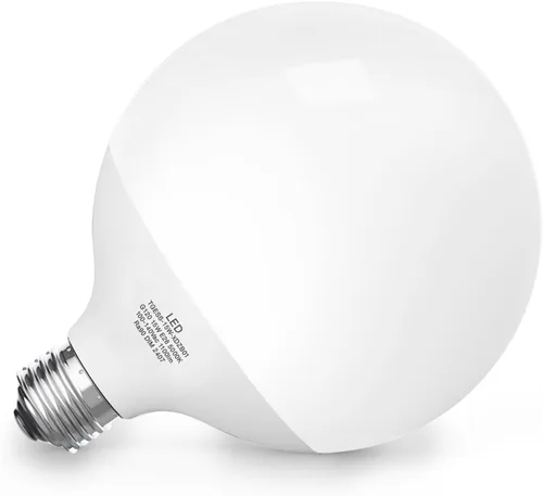 Vista 11 de Bombilla LED, bombillas globo G120, bombillas de 15 W, bombilla regulable de luz diurna de 5000 K, lámpara grande con base E26, 1100 lúmenes
