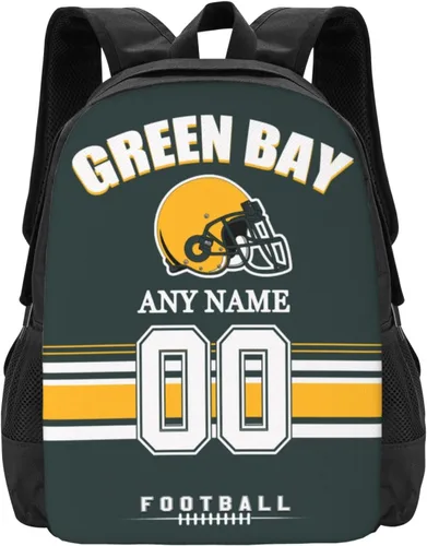 Vista 13 de Mochilas de encargo del deporte del fútbol, regalos personalizados modificados para requisitos particulares del bolso del viaje de la mochila