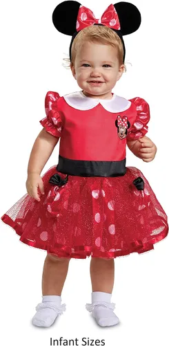 Vista 3 de Disguise Disney Minnie Mouse - Disfraz para niñas talla roja2T