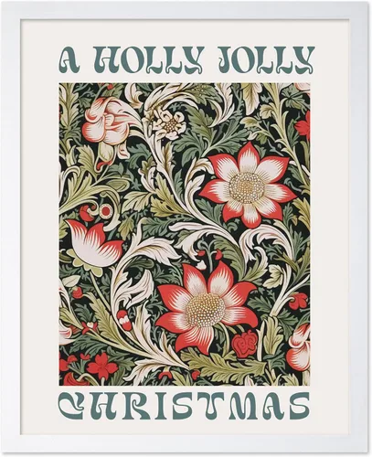 Vista 72 de Poster Master A Holly Jolly - Póster navideño, arte de invierno, diseño de pared moderno, regalo para hombres y mujeres, gran decoración para sala