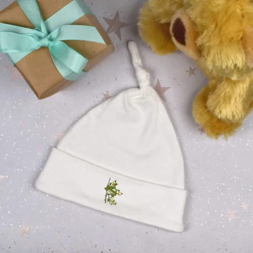 Vista 3 de Azeeda 'Growing Quince' Baby Beanie Hat (BH00020343)
