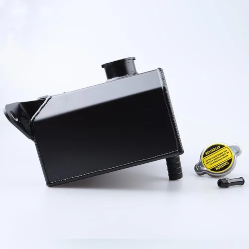 Vista 5 de AC PERFORMANCE Depósito de tanque de expansión de refrigerante de aluminio compatible para Mazda MX5 MK3 (chasis NC) 1.8/2.0, negro