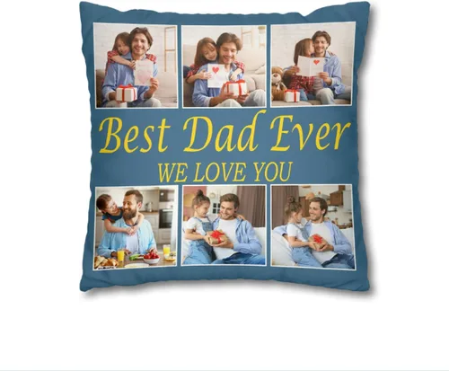 Vista 7 de Almohada personalizada para cargar imagen de pareja para regalo de cumpleaños de boda, almohada personalizada para novia novio