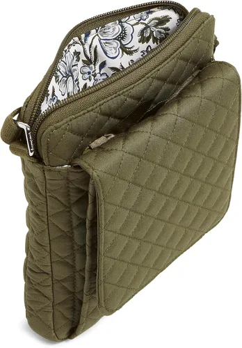 Vista 5 de Vera Bradley Mini bolso cruzado hipster de algodón con protección RFID