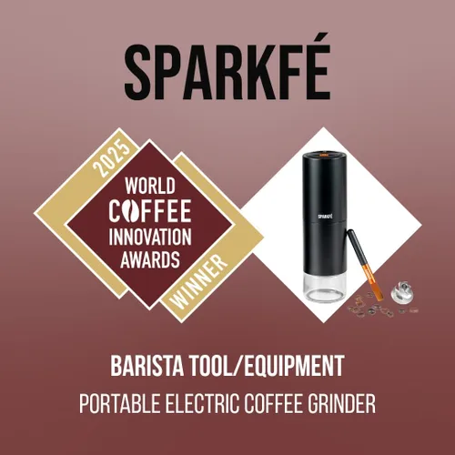 Vista 8 de Molinillo de café eléctrico portátil, molinillo de mano recargable con rebabas cónicas de acero inoxidable, ajustes de molienda ajustables