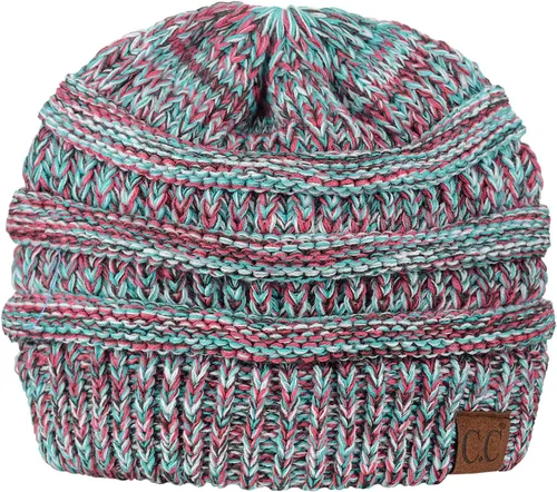 Vista 512 de C.C Trendy Warm Chunky Soft Stretch Cable Knit Beanie