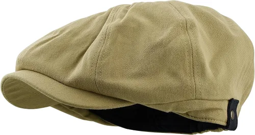 Vista 6 de CLAPE Clásico 8 paneles de algodón plana hiedra sombrero de conducción Newsboy Gorras Golf Cabbie Boina