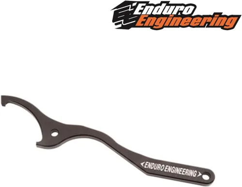 Vista 4 de Enduro Engineering Llave inglesa de choque, se adapta a amortiguadores WP con un solo collar de plástico compatible con motocicletas KTM y Husqvarna