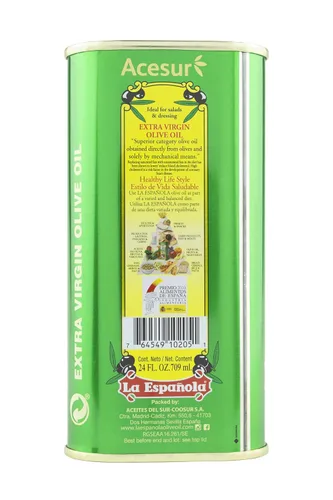 Vista 5 de LA ESPAÑOLA Aceite de oliva virgen extra prensado en frío, 24 onzas