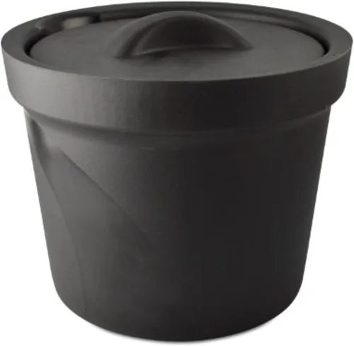 Vista 3 de SP Bel-Art Magic Touch 2 - Bandeja de hielo negra de alto rendimiento; modelo mini de 1.0 litros, con tapa (M16807-1102)