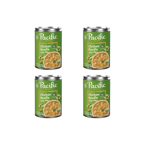 Vista 12 de Pacific Foods Sopa orgánica de pollo con mantequilla con arroz, lata de 16.3 onzas