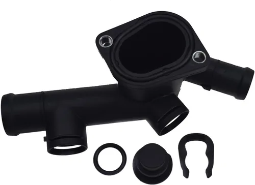 Vista 3 de Brida y junta de manguera de refrigerante para Volkswagen Beetle 2.0L 06A121132C,357121140,06A-121-132C