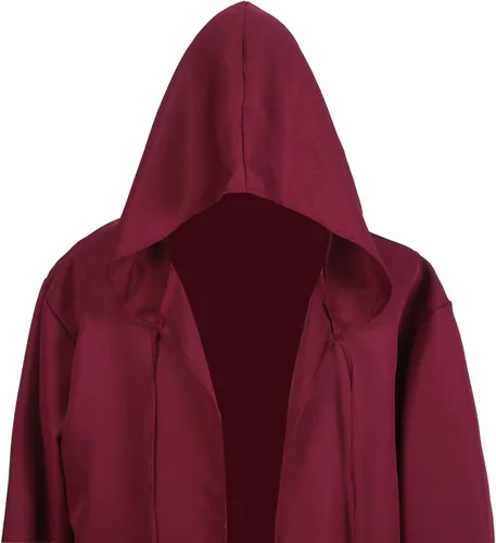 Vista 3 de Túnica Eonpow de hechicero, con capucha, para Halloween o disfraz