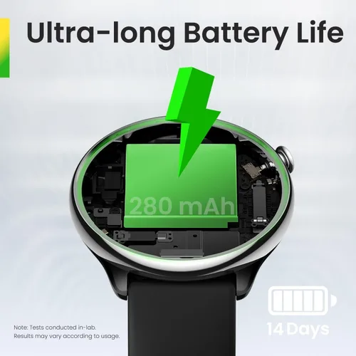 Vista 3 de Amazfit GTR Mini - Reloj inteligente de 43 mm, batería para 14 días, GPS, aplicación de fitness AI habilitada, monitoreo de frecuencia cardíaca