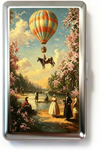 Vista 11 de Vintage Art Deco - Funda versátil para tarjetas y efectivo, cartera delgada de metal para mujeres y hombres, tarjetas de visita de identificación