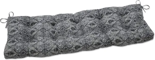 Vista 10 de Pillow Perfect Outdoor Cojín Nesco Stone de 16.5 pulgadas, 16.5 x 16.5 x 5, negro
