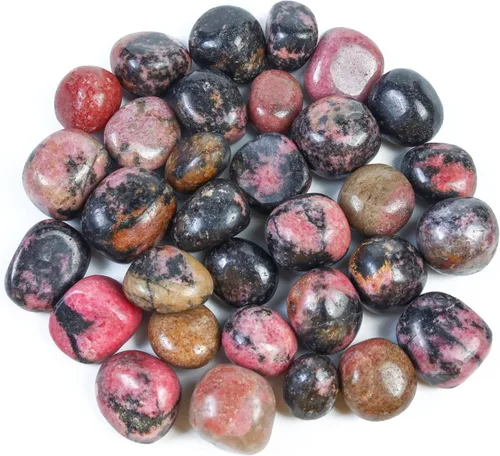 Vista 27 de Crocon Stones and Crystals Bulk 2000+ Carats Natural Crystal Kit for Reiki Healing Crystal Polished, Tumble Stones, Chakra Balancing, Gift, Home #01