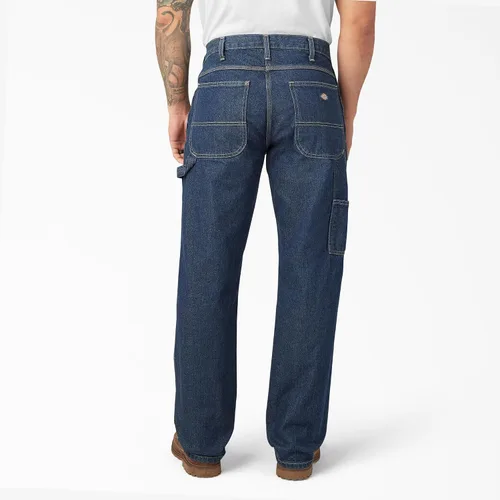 Vista 2 de Dickies pantalones de jean de ajuste holgado estilo carpintero para hombre