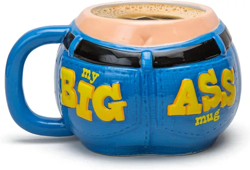 Vista 5 de BigMouth - Taza grande a tope, color azul, talla M