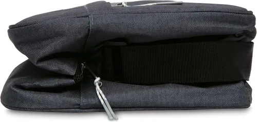 Vista 4 de PackIt Enfriador de latas Zuma congelable, construido con tecnología EcoFreeze, plegable, reutilizable, cierre con cremallera con correa