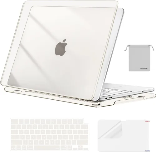 Vista 12 de MOSISO Compatible con MacBook Neo Case 13 pulgadas 2026 A3404 A18 Pro Chip Negro