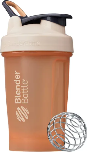 Vista 38 de [Usado] BlenderBottle Classic V2 - Botella mezcladora perfecta para batidos de proteínas y preentrenamiento, 20 onzas, color negro