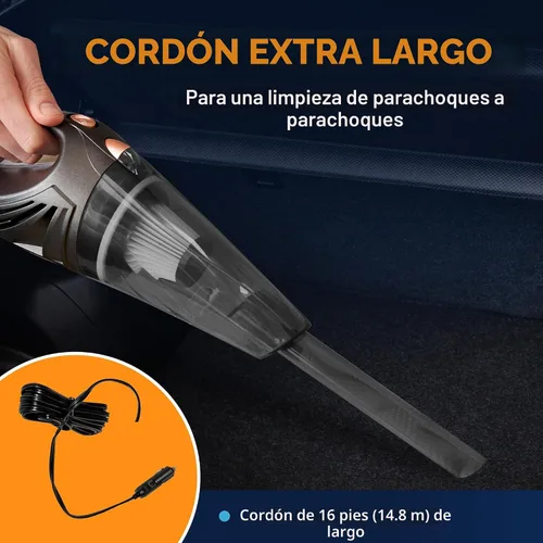 Vista 3 de ThisWorx - Aspiradora portátil para coche con cable de 16 pies