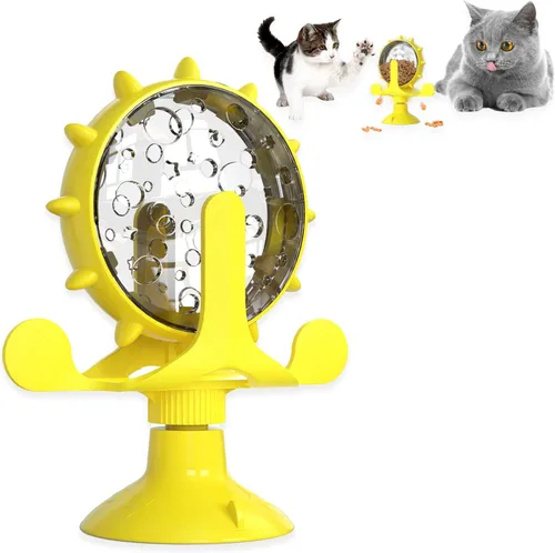 Vista 7 de Juguete Dispensador de Golosinas para Gatos y Perros - Alimentador Interactivo para Gatos Juguetes Alimentadores de Comida para Mascotas Dispositivo