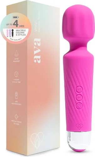 Vista 18 de Ava Vibrador de varita sexual [vibrador estimulador de clítoris] Vibrador para mujer Juguete sexual Regalos para mujeres 20 patrones y 8