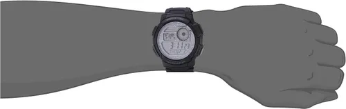 Vista 4 de Casio Reloj de cuarzo para hombre con correa de resina negro 194 Modelo AE-1000W-7AVCF