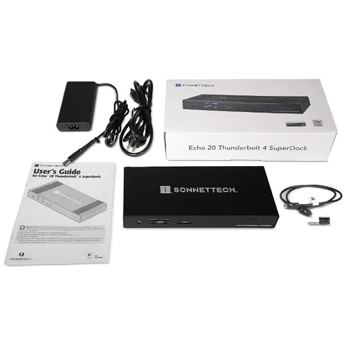 Vista 6 de Sonnet Echo 20 Thunderbolt 4 SuperDock