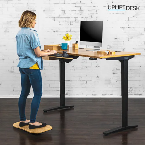 Vista 2 de Tabla Motion-X de bambú de UPLIFT Desk