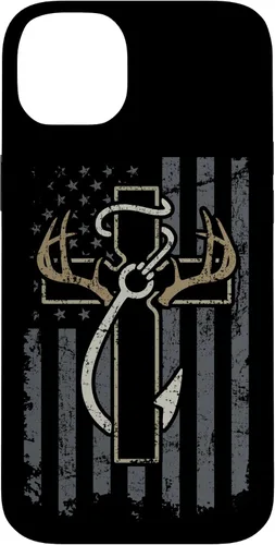 Vista 20 de Faith Hunting Fishing - Christian Cross USA Hunter Fisherman Case for iPhone 17