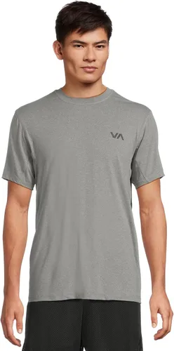 Vista 2 de RVCA Camiseta deportiva transpirable de manga corta para hombre Negro