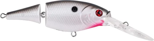 Vista 35 de Berkley Flicker Shad Jointed Fishing Hard Bait Negro plateado