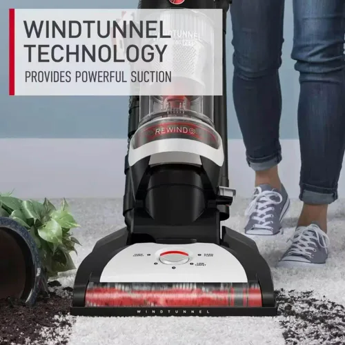 Vista 4 de Hoover UH71320VFR WindTunnel - Aspiradora vertical para mascotas sin bolsa, color blanco