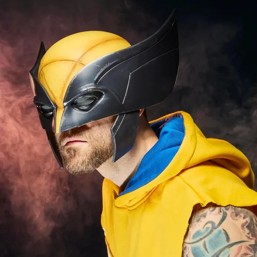 Vista 5 de Máscara de juego premium de Marvel Legends Series Wolverine, colección de accesorios de película para adultos