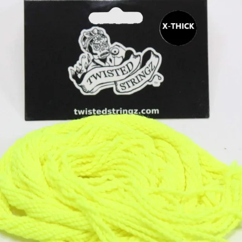 Vista 4 de Twisted Stringz Cuerdas Yo-Yo – Poliéster – Cuerda YoYo sólida extra gruesa – 10 unidades (blanco)