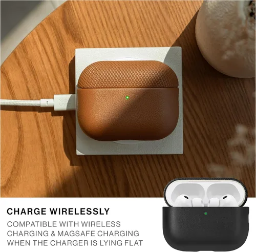 Vista 4 de Native Union (Re) Funda clásica para AirPods Pro 3, materiales reciclados y resistentes de primera calidad, protección duradera, compatible con Negro