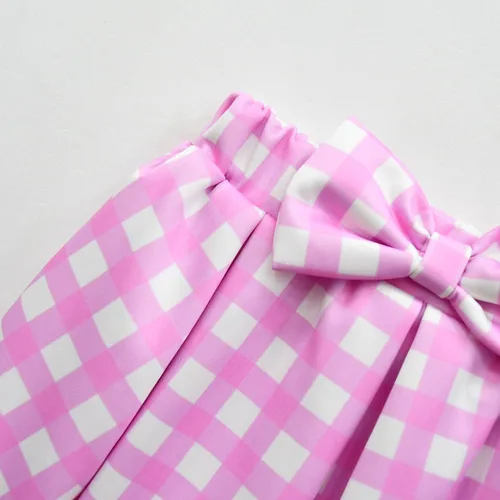 Vista 5 de Wekoyaee Disfraz rosa para niñas, disfraz de fiesta elegante