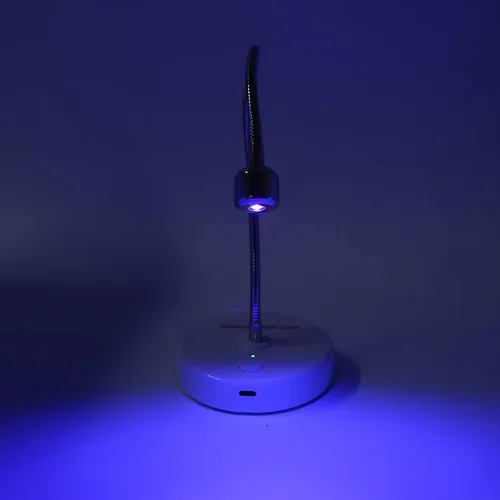 Vista 4 de Mini luz LED para uñas, lámpara de uñas de gel de curación flash para extensión de uñas, 3W - Luz para uñas, lámpara LED portátil de pegamento